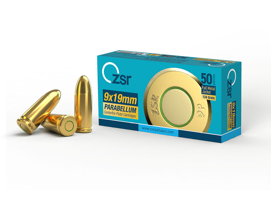 9x19mm PARABELLUM 124 GR