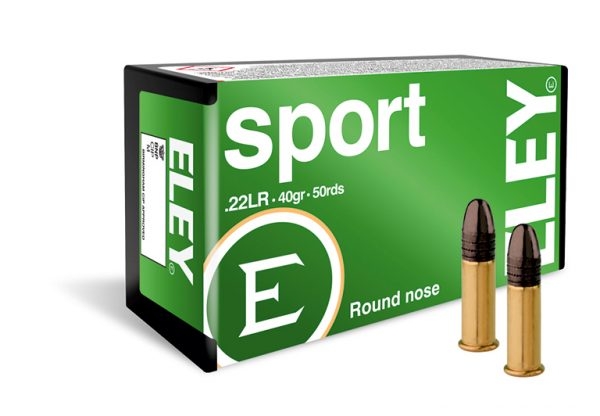 ELEY SPORT, cal. 22LR, 40 gr., 305-332 m/s