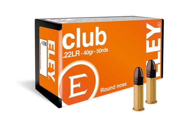 ELEY CLUB, cal. 22LR, 40 gr., 317-331 m/s