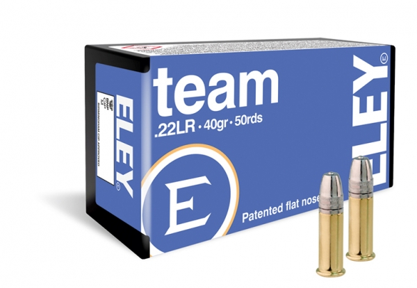 ELEY TEAM, cal. 22LR, 40 gr., 317-331 m/s